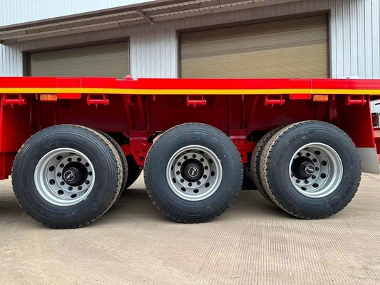 Servizio post-vendita 3 anni di seconda mano 4 assi 40 t rilegato a terra Dolly letto basso