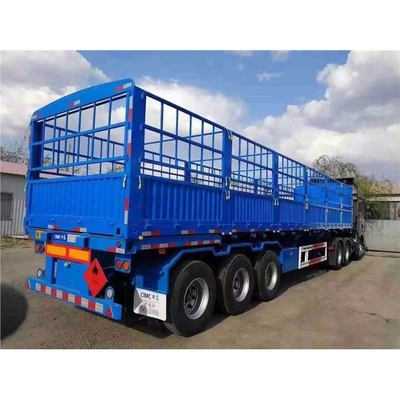 40ft 3 assi 60tons caduta muro laterale recinzione Semi rimorchio cavallo rimorchio recinzioni semirimorchio