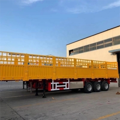 40ft 3 assi 60tons caduta muro laterale recinzione Semi rimorchio cavallo rimorchio recinzioni semirimorchio