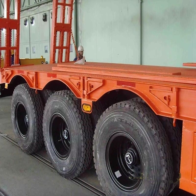 Semi-remorco da carico da 80 100 120 150 tonnellate a carico pesante 7 assi 8 assi semi-remorco lowboy