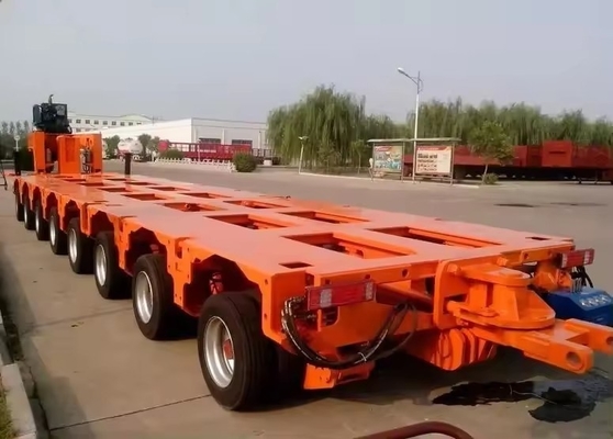 3 assi 10m-15m Low Bed Trailer Pesante trattore Flatbed Semi-trailer per attrezzature pesanti