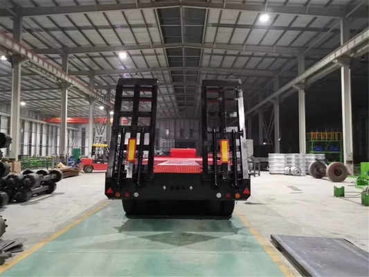 Mac Pherson tipo camion a letto piatto auto a letto basso Dolly trailer con due velocità di atterraggio gamba