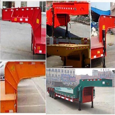 2.3 Assello gomito usato Lowboy Low Bed Trailer senza sistema di frenatura antiblocco ABS