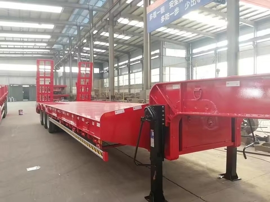 18 metri di lunghezza semi-remolchi a letto basso Lowboy attrezzature rimorchi per varie industrie