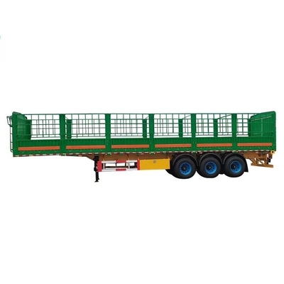 Autodumping 40ft 12m 12,5m 40t Fence Cargo Semi Truck Trailer 3 assi con parete laterale
