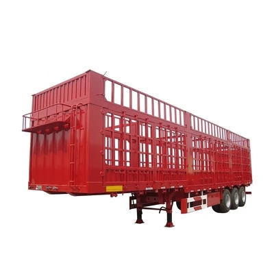 Autodumping 40ft 12m 12,5m 40t Fence Cargo Semi Truck Trailer 3 assi con parete laterale