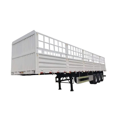 Autodumping 40ft 12m 12,5m 40t Fence Cargo Semi Truck Trailer 3 assi con parete laterale