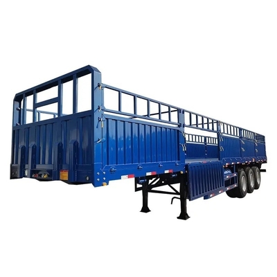 Autodumping 40ft 12m 12,5m 40t Fence Cargo Semi Truck Trailer 3 assi con parete laterale