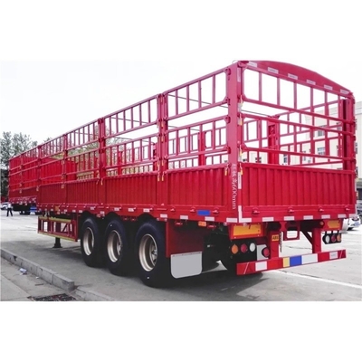 80 tonnellate Container Cargo Fence Trailer Magazzino Tipo Personalizzare Sidewall Truck Trailer
