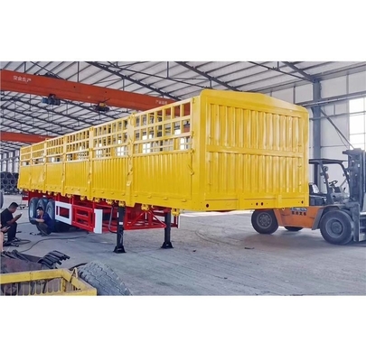 80 tonnellate Container Cargo Fence Trailer Magazzino Tipo Personalizzare Sidewall Truck Trailer
