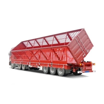 80 tonnellate Container Cargo Fence Trailer Magazzino Tipo Personalizzare Sidewall Truck Trailer