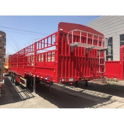 Acciaio 40 tonnellate 60 tonnellate semirimorchio di parete laterale recinzione container cargo trailer 2023 modello 3 asse