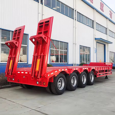 Semi-rimorchio a tre assi a letto basso con caratteristica di non auto-dumping e dai produttori