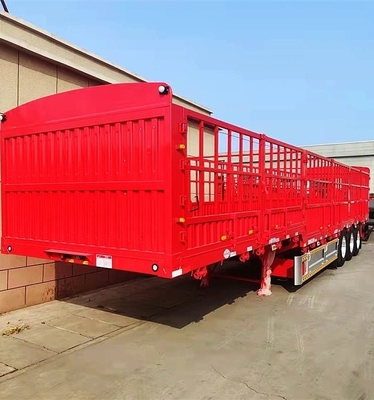 Fence Side Wall Pile High Fence Semi-Trailer con sistema di frenatura antiblocco ABS in vendita