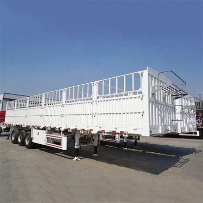 Fence Side Wall Pile High Fence Semi-Trailer con sistema di frenatura antiblocco ABS in vendita