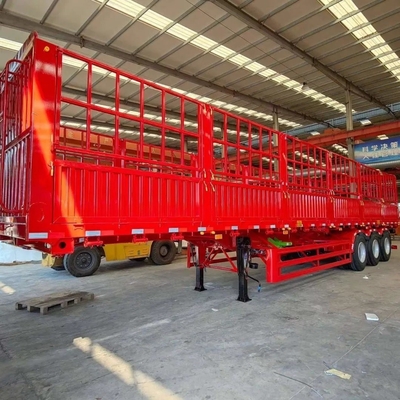 Fence Side Wall Pile High Fence Semi-Trailer con sistema di frenatura antiblocco ABS in vendita