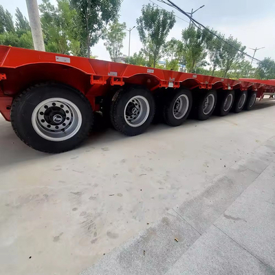 Trailers a tre assi e basso centro di gravità per il trasporto di macchine pesanti