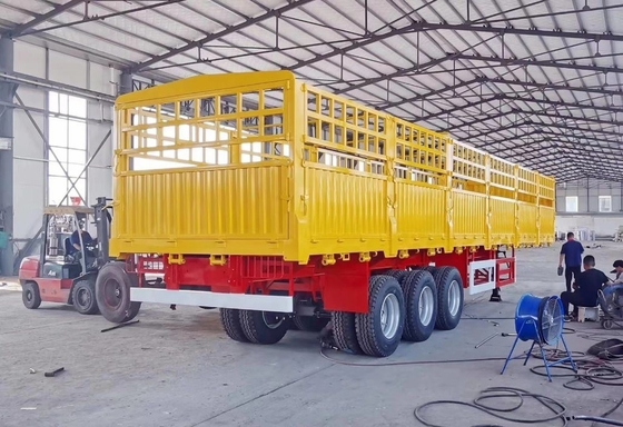Sistema di frenatura antiblocco ABS Tractor Dump Trailer Customized Side Tipper Semi-Trailer