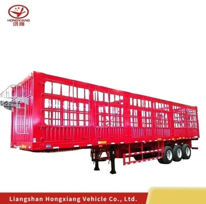 Autodumping 3 assi 50 tonnellate Rollover Tipo Stake Truck Semi rimorchio con personalizzazione