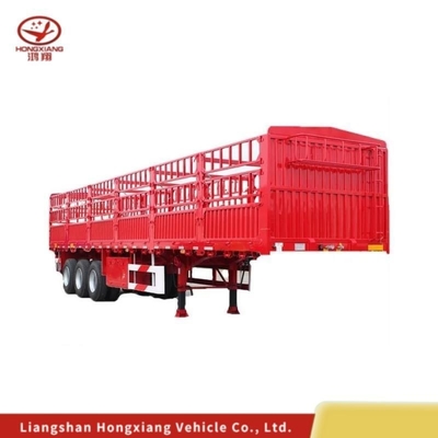 Autodumping 3 assi 50 tonnellate Rollover Tipo Stake Truck Semi rimorchio con personalizzazione