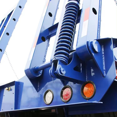 Fabbricazione di rimorchi a letto piatto a tre assi 40 FT con materiale in ferro