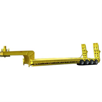 3 assi 20FT 40FT Container Chassis Flat Bed Semi-trailer con sospensione tipo Mac Pherson