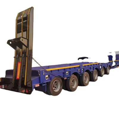 3 assi 20FT 40FT Container Chassis Flat Bed Semi-trailer con sospensione tipo Mac Pherson