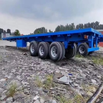 Semi-remorco lowboy da 13 tonnellate con Dolly 3 4 5 axle semi-remorco da 80 tonnellate in acciaio