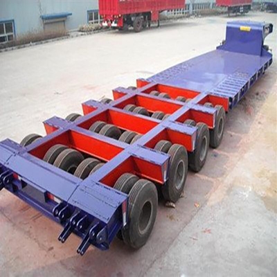 Semi rimorchio lowboy 60-80t con struttura pieghevole e opzione flatbed inclusa