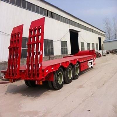 Semi rimorchio lowboy 60-80t con struttura pieghevole e opzione flatbed inclusa