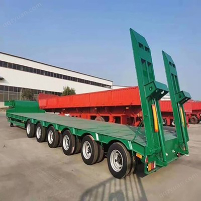 Semi rimorchio lowboy 60-80t con struttura pieghevole e opzione flatbed inclusa