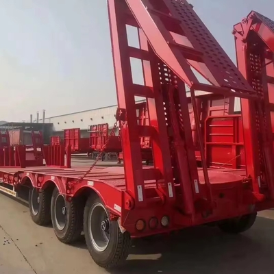 Sistema di sospensione di tipo MacPherson Semirimorchio a 3 assi per il trasporto di escavatori da 60 tonnellate