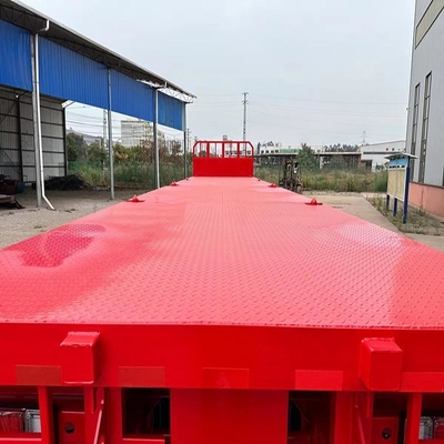 Sistema di sospensione di tipo MacPherson Semirimorchio a 3 assi per il trasporto di escavatori da 60 tonnellate