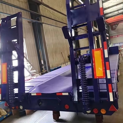 Semi-remolchi a sospensione meccanica a letto basso per il trasporto di escavatori pesanti