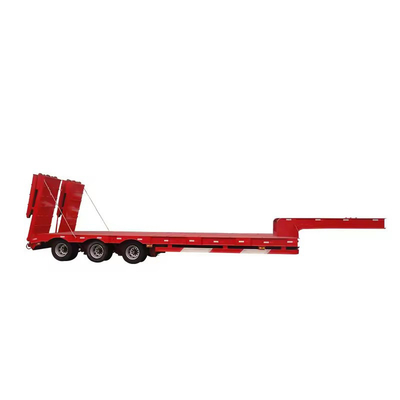 3 assi 70 tonnellate 40 FT 40 tonnellate caricatore ferro idraulico usato Lowbed Truck Lowboy Low bed Semi-trailer