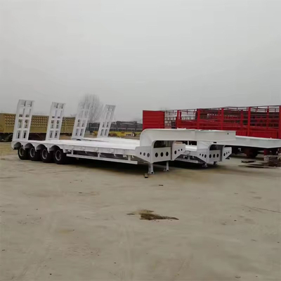 20 tonnellate di trasporti industriali pesanti piattaforma a letto piatto con letto basso pieno rimorchio senza ABS
