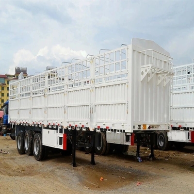 Semi-remolchio a recinzione a 40 tonnellate con asse a sospensione a aria e versatile