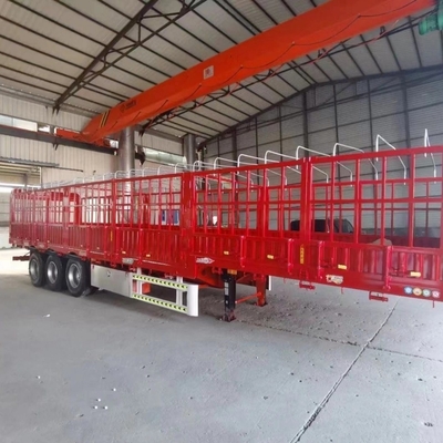Semi-remolchio a recinzione a 40 tonnellate con asse a sospensione a aria e versatile