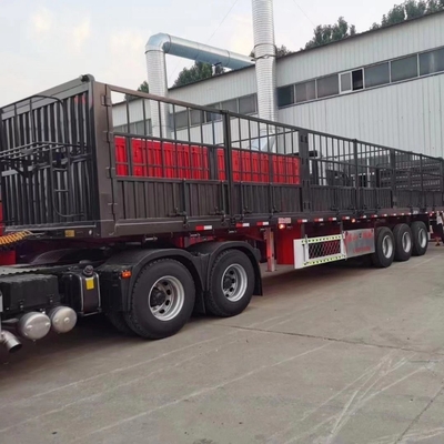 Autodumping 3 assi 4 assi Cargo sfuso Recinzione Cargo Parete laterale semirimorchio 50-80 tonnellate