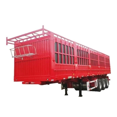 Fence di carico a 3 assi, rimorchio a parete laterale con capacità di carico di 30 tonnellate, 40 tonnellate e 60 tonnellate