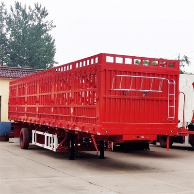 Fence di carico a 3 assi, rimorchio a parete laterale con capacità di carico di 30 tonnellate, 40 tonnellate e 60 tonnellate