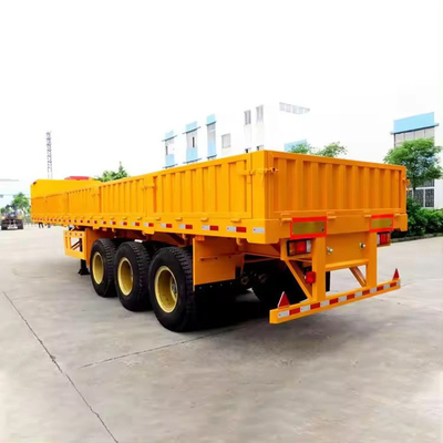 Ferro 40FT 50FT 60FT 12m 12 ruota semirimorchio a letto piatto Prodotto in con 2.3 numero di asse