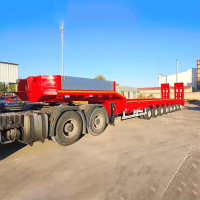 Ferro 40FT 50FT 60FT 12m 12 ruota semirimorchio a letto piatto Prodotto in con 2.3 numero di asse