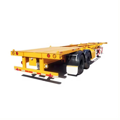 40ft 3 assi 60ton Multi-Assi basso rimorchio piatto con rampa idraulica e personalizzabile