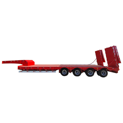 Personalizzazione Trasporto di attrezzature pesanti semirimorchio a letto basso con battistrada da 1820 mm