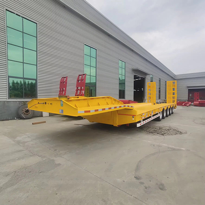 40ft 80 tonnellate di acciaio al carbonio semirimorchio piatto per la personalizzazione del trasporto di container
