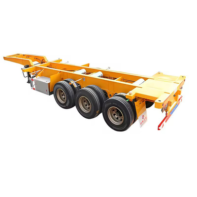 6 assi 15m 60ft piatto letto basso letto basso semirimorchio lowboy con 13t asse per la consegna