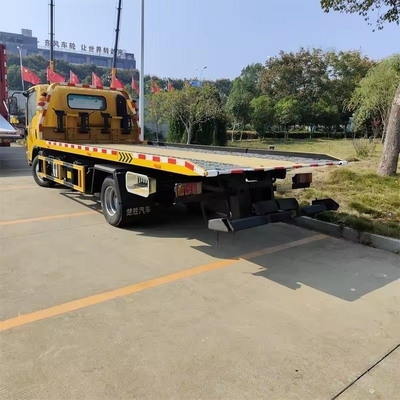 4*2 Wrecker Road Block Flatbed Cargo Tow Truck per il supporto tecnico in linea e il mercato
