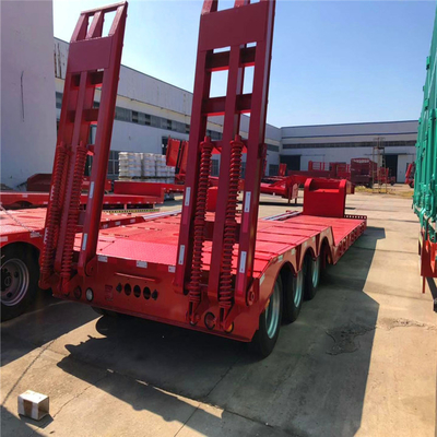 12 m letto piatto letto piatto carico semirimorchi con 3 assi collo di gallina trasporto letto basso