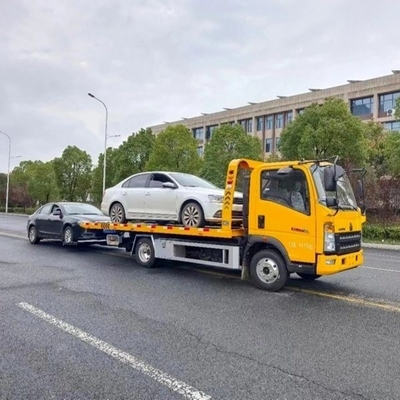 4*2 Conduzione Tipo 5 tonnellate Flatbed Board Wrecker Tow Truck Self Loader Flat bed Recovery Truck